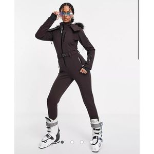 COPY - ASOS Ski Fitted Belted Ski Suit with Hood